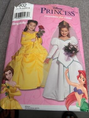 Simplicity Yellow Princess Dress Costume